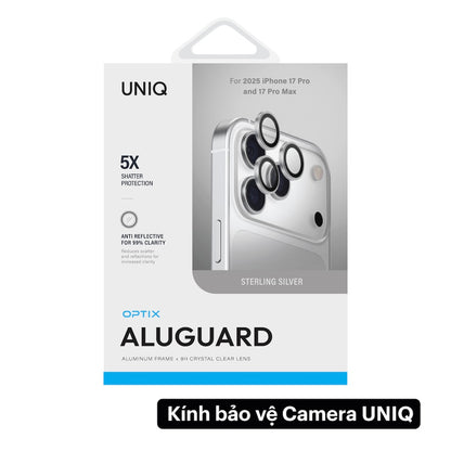 Cường lực bảo vệ camera UNIQ Optix ALUGUARD iPhone 17