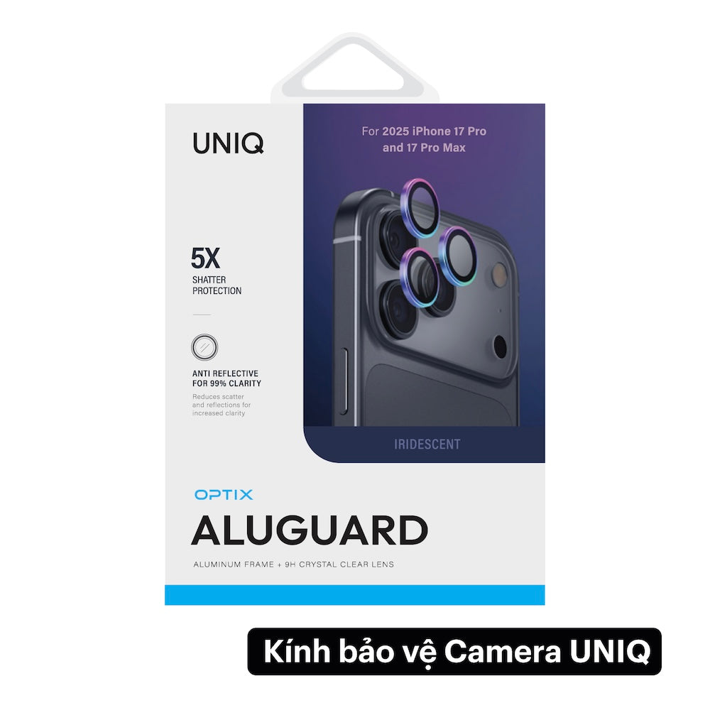 Cường lực bảo vệ camera UNIQ Optix ALUGUARD iPhone 17