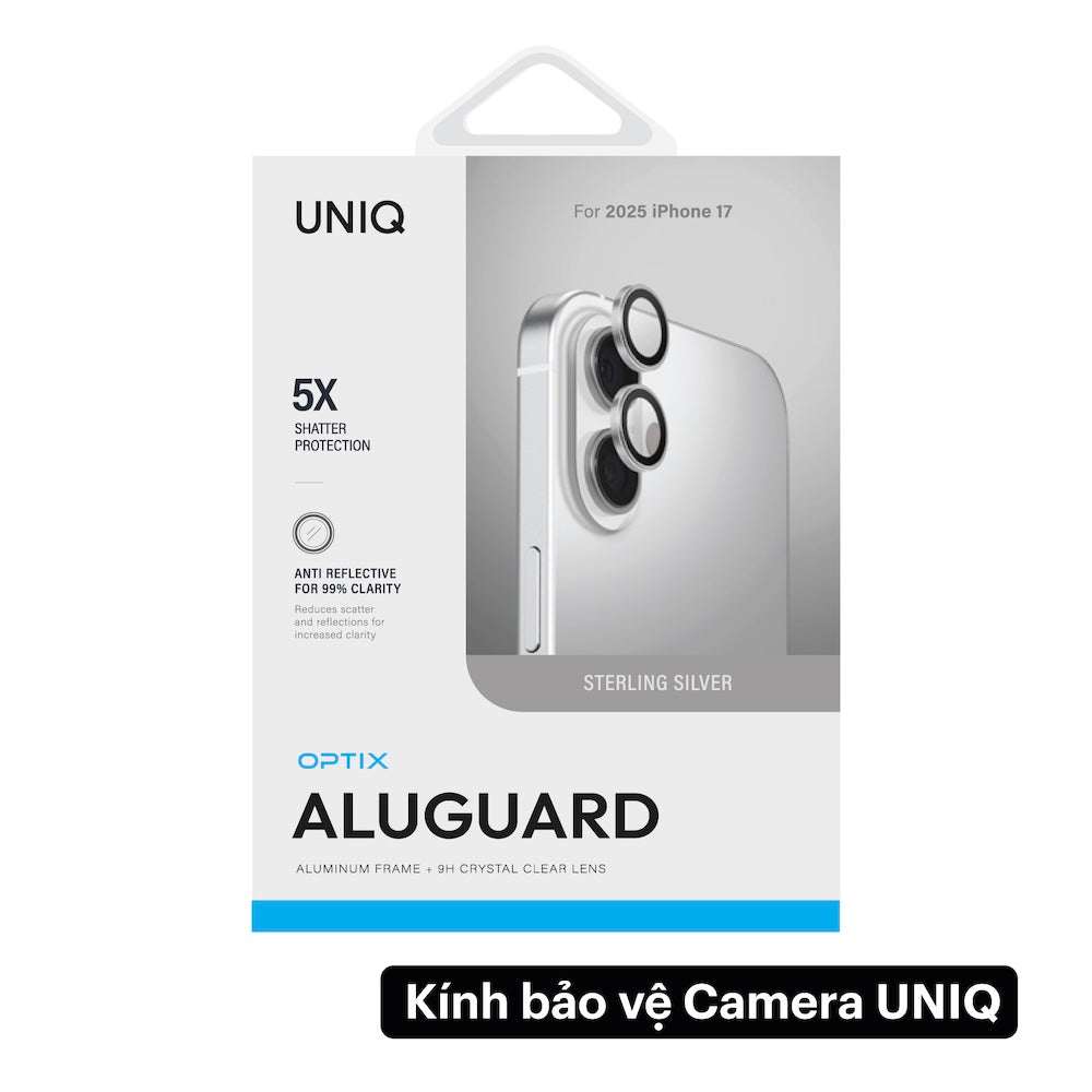 Cường lực bảo vệ camera UNIQ Optix ALUGUARD iPhone 17