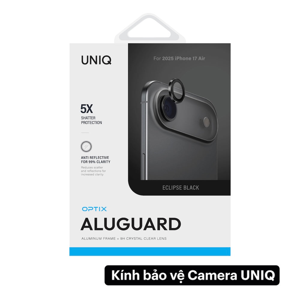 Cường lực bảo vệ camera UNIQ Optix ALUGUARD iPhone 17