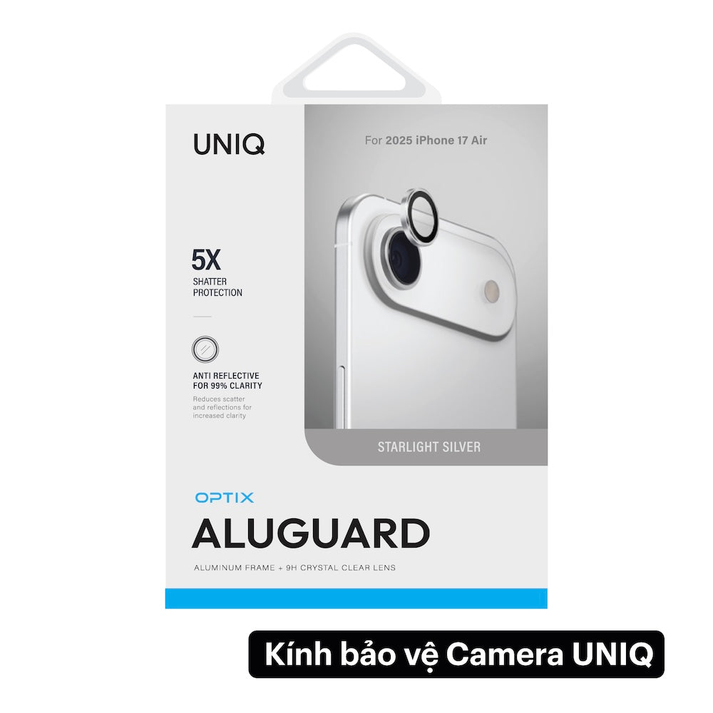 Cường lực bảo vệ camera UNIQ Optix ALUGUARD iPhone 17