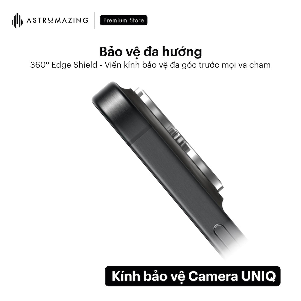 Kính cường lực bảo vệ camera UNIQ Optix CLEARSHIELD iPhone 17
