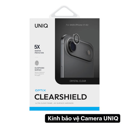 Kính cường lực bảo vệ camera UNIQ Optix CLEARSHIELD iPhone 17