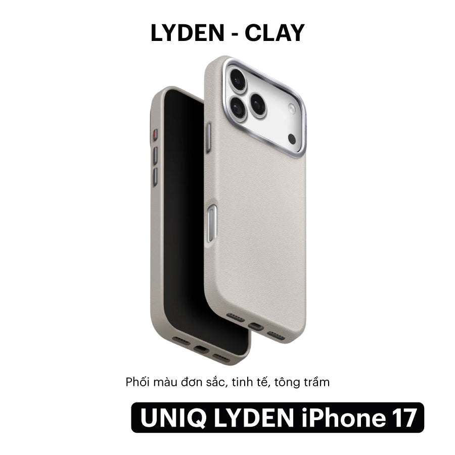 Ốp lưng da Verda™ UNIQ LYDEN/ LYDEN DS iPhone 17