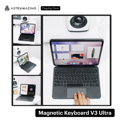 Bao da bàn phím iPad Magic Keyboard V3 Ultra kết nối Smart Connector