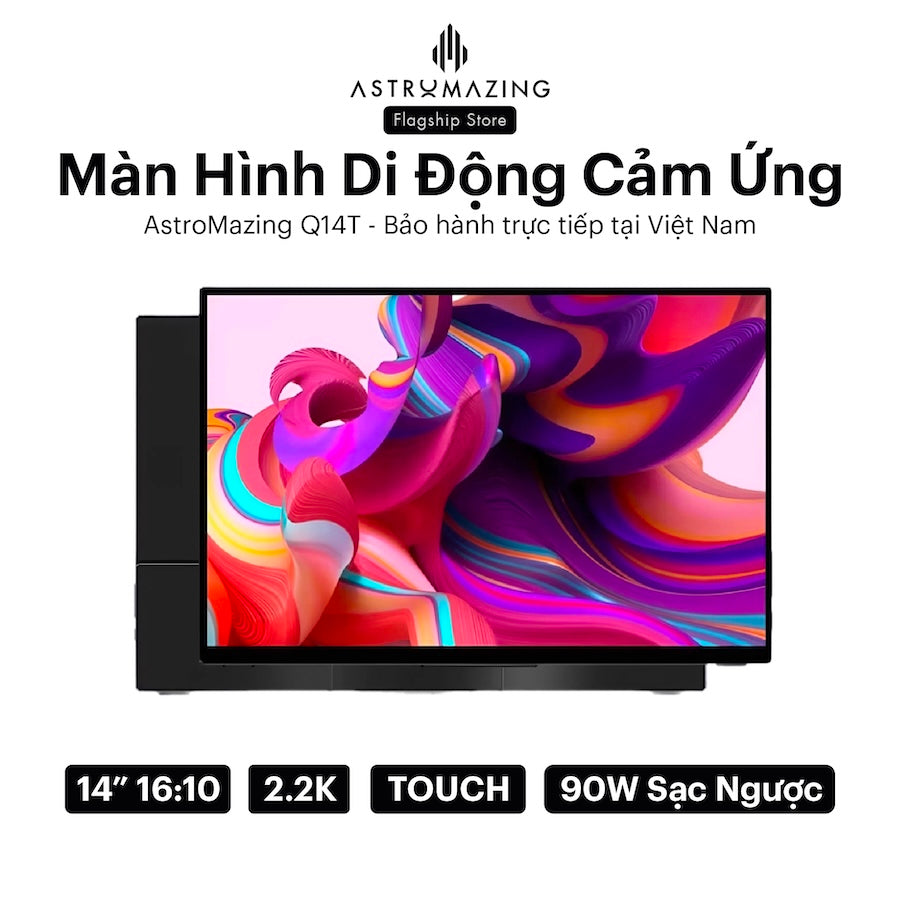 Màn Hình Di Động Cảm Ứng Q14T AstroMazinq x WEICHENSI Siêu Mỏng 14inch 2k2