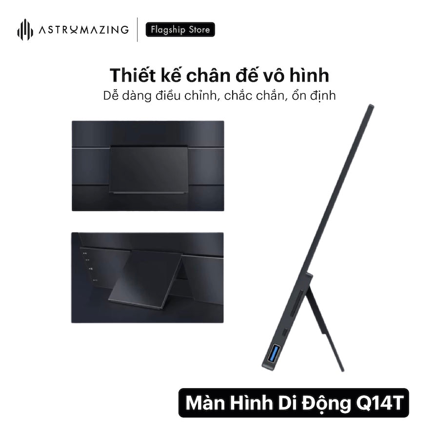 Màn Hình Di Động Cảm Ứng Q14T AstroMazinq x WEICHENSI Siêu Mỏng 14inch 2k2