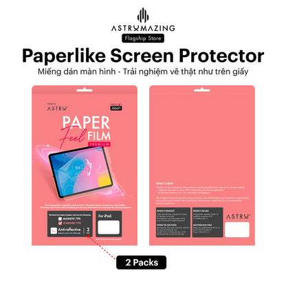Miếng dán màn hình iPad AstroMazing PaperLike Hồng