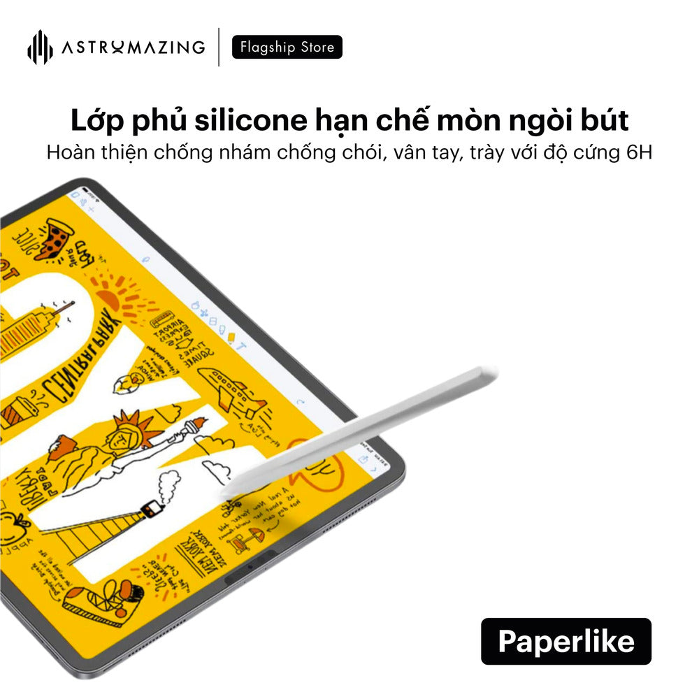 Miếng dán màn hình iPad AstroMazing PaperLike Hồng
