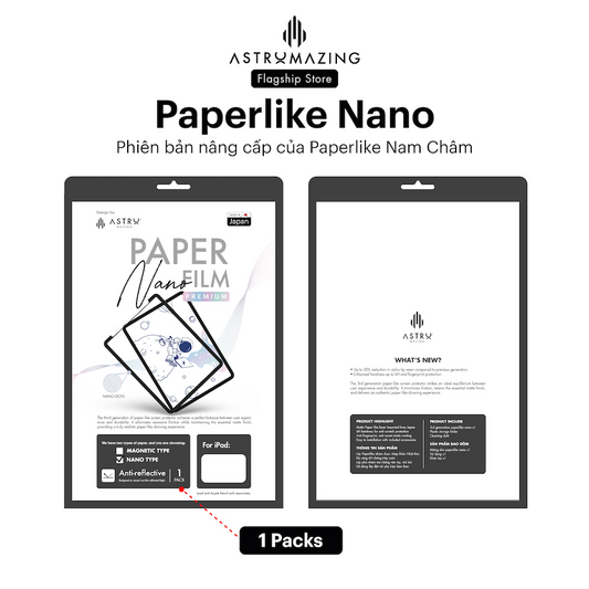 Miếng dán màn hình iPad Astromazing Paperlike Nano