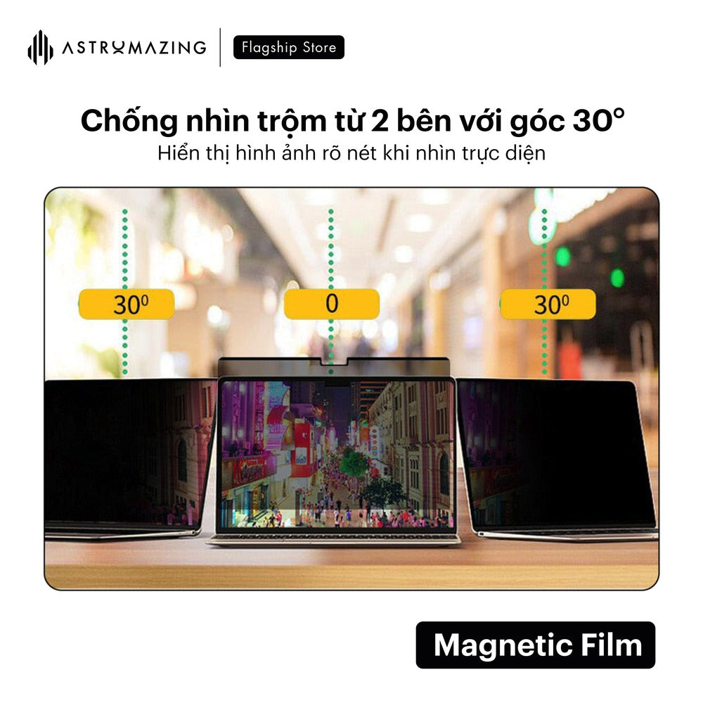 Miếng dán màn hình Macbook AstroMazing Magnetic Privacy Film