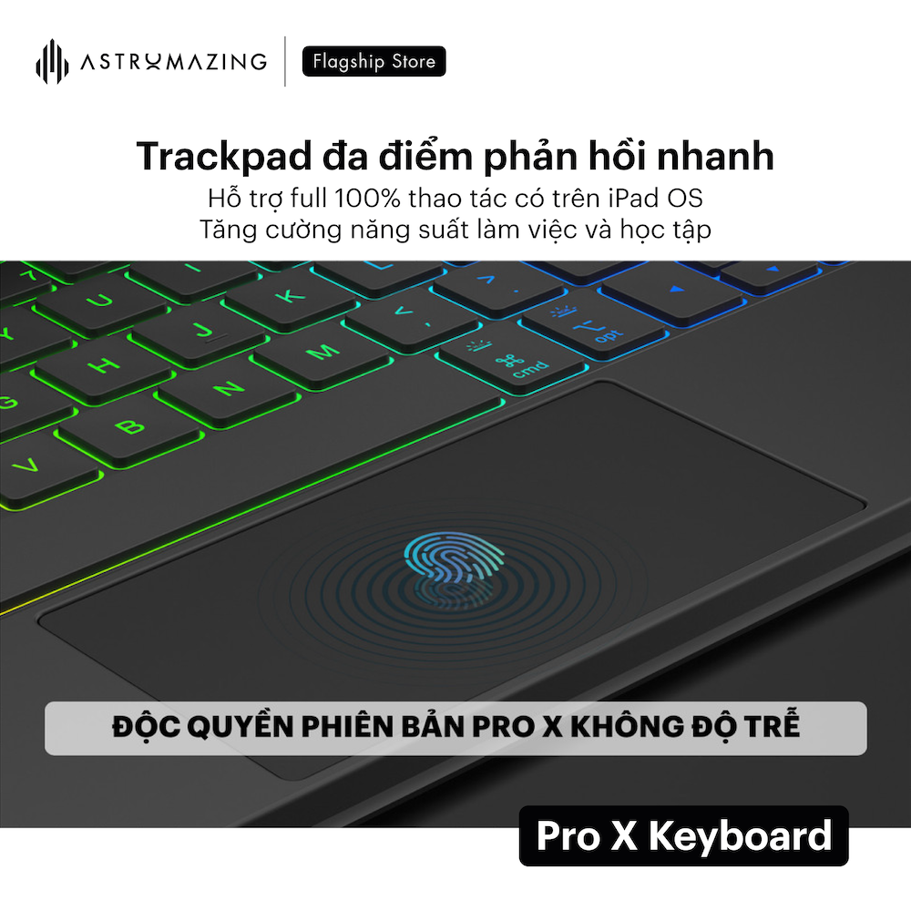 Ốp lưng bàn phím iPad Magnetic Keyboard V2 Ultra (Pro X)
