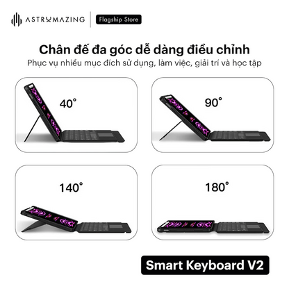 Ốp lưng bàn phím iPad Smart Keyboard V2 tháo rời bàn phím