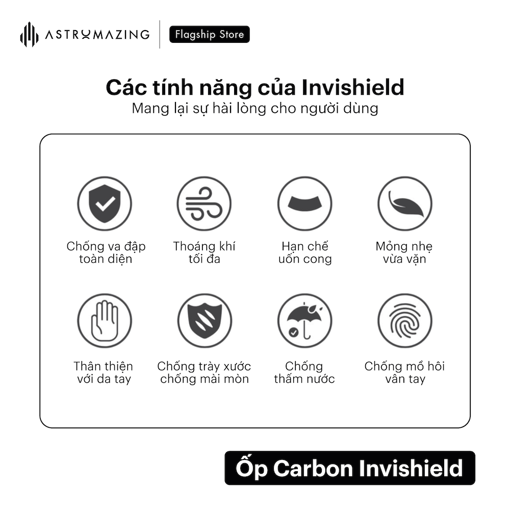 Ốp bảo vệ Macbook InviShield siêu mỏng by AstroMazing