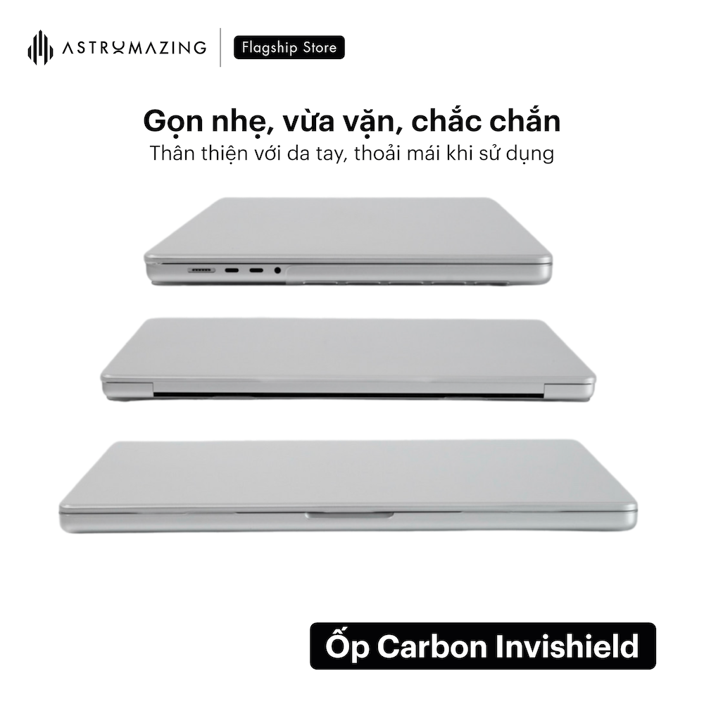 Ốp bảo vệ Macbook InviShield siêu mỏng by AstroMazing