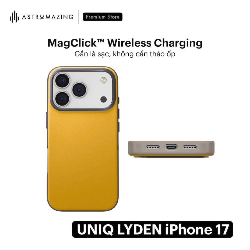 Ốp lưng da Verda™ UNIQ LYDEN/ LYDEN DS iPhone 17
