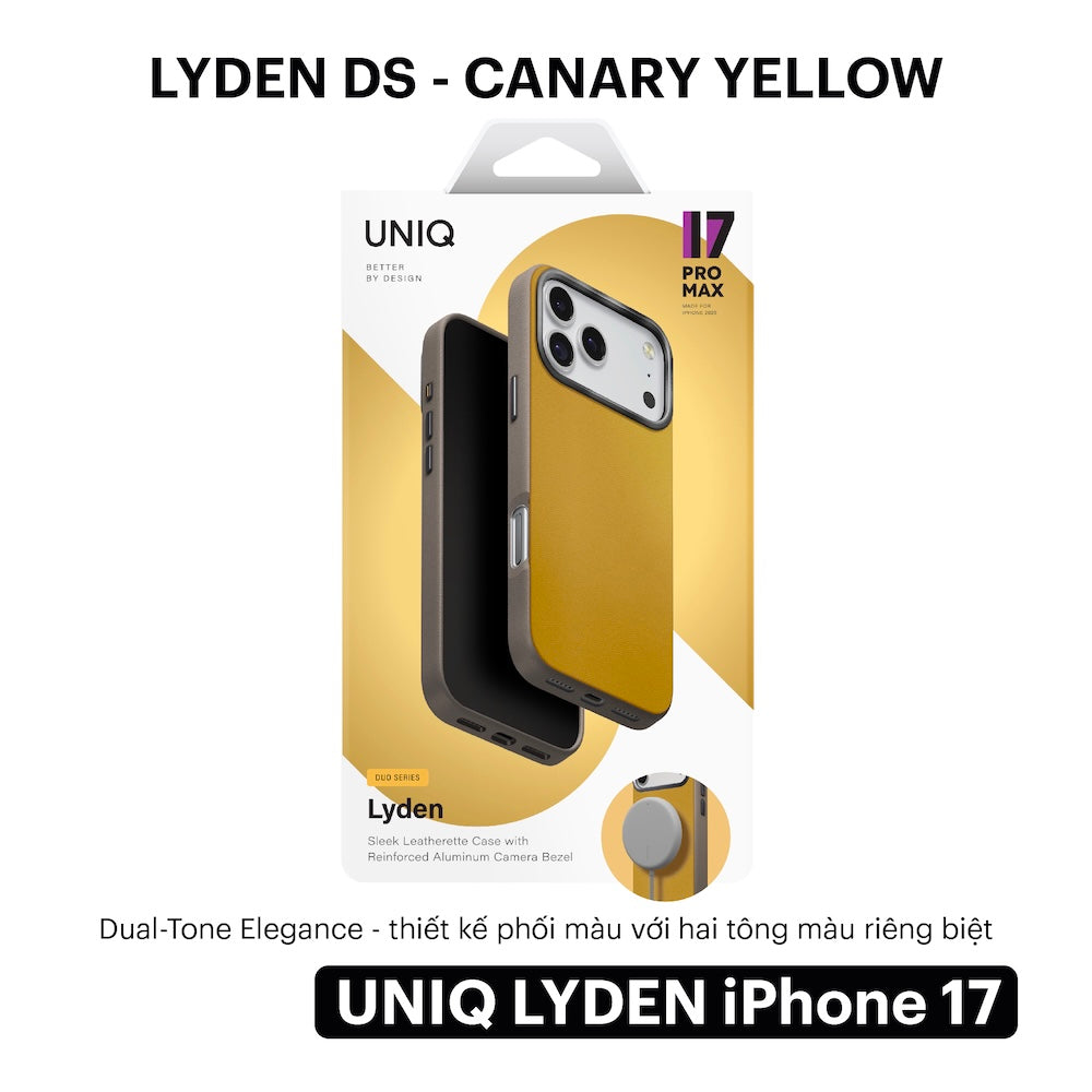 Ốp lưng da Verda™ UNIQ LYDEN/ LYDEN DS iPhone 17