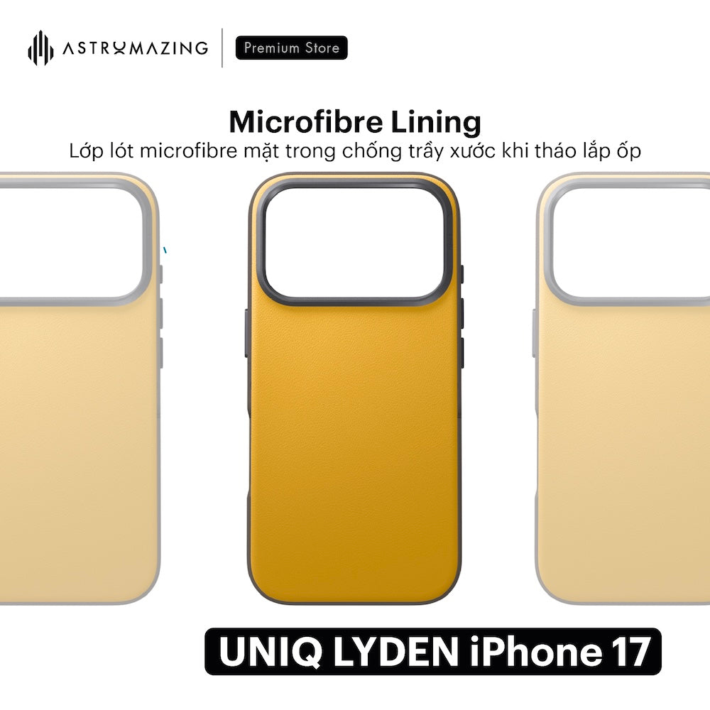 Ốp lưng da Verda™ UNIQ LYDEN/ LYDEN DS iPhone 17