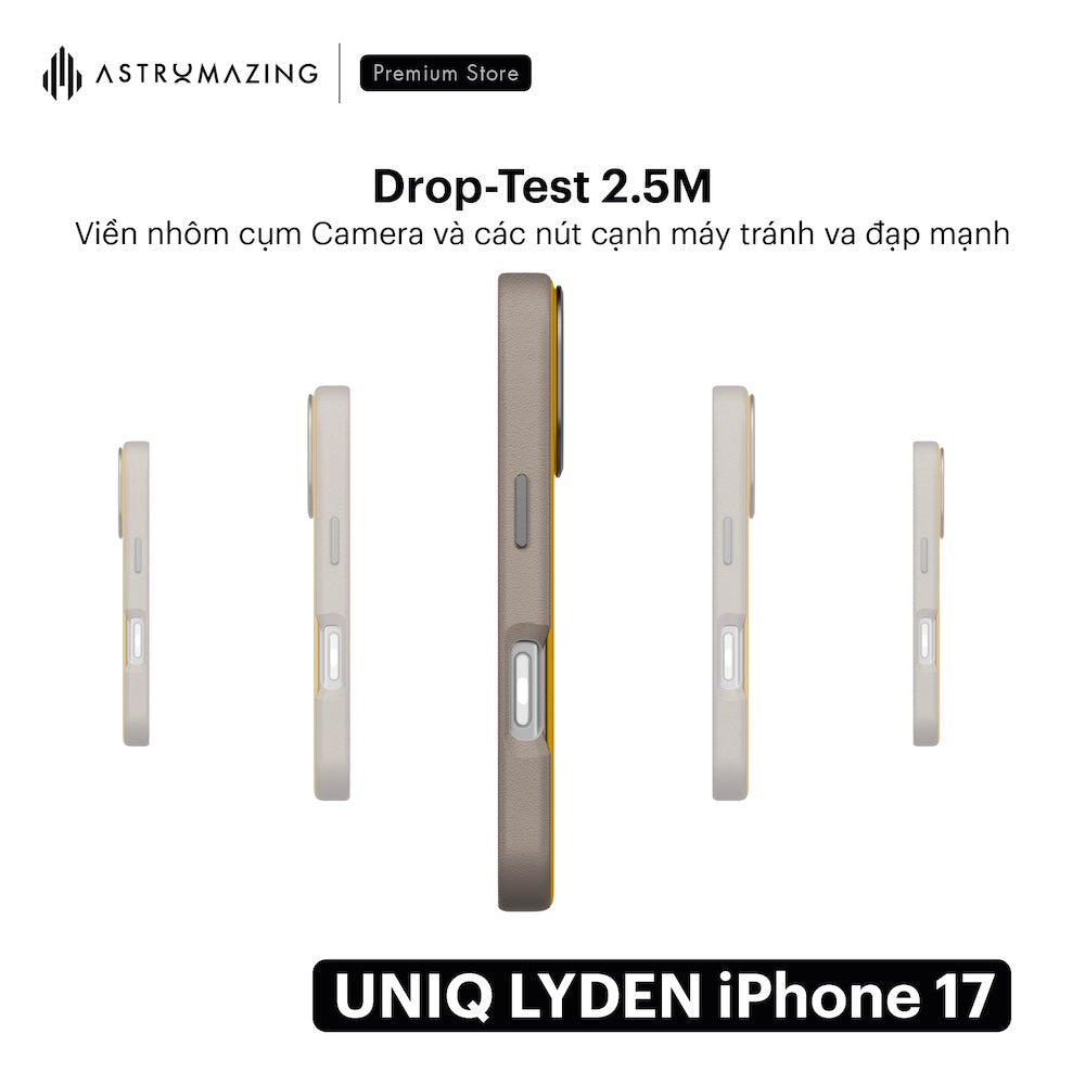 Ốp lưng da Verda™ UNIQ LYDEN/ LYDEN DS iPhone 17