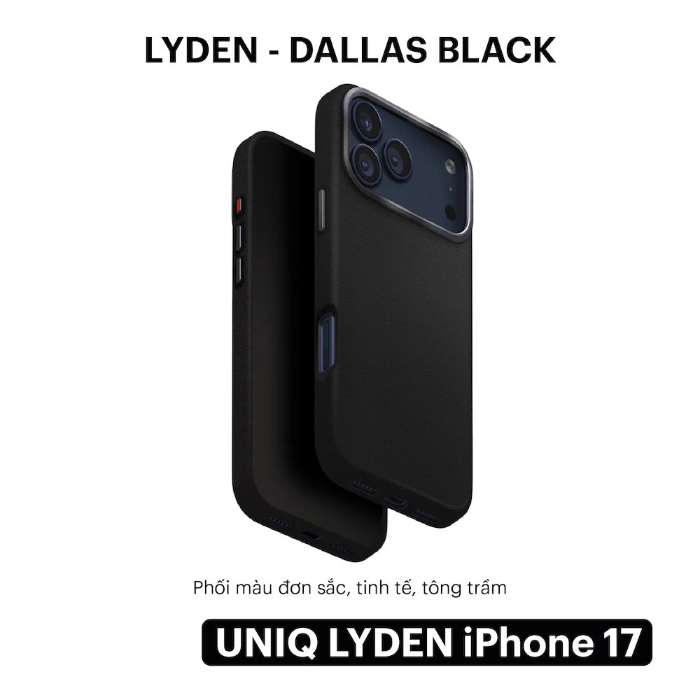 Ốp lưng da Verda™ UNIQ LYDEN/ LYDEN DS iPhone 17