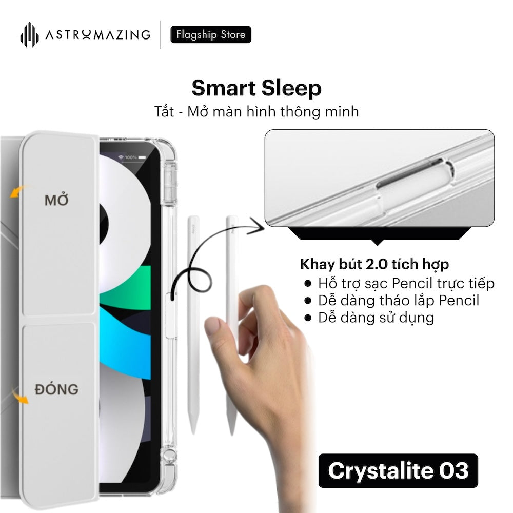 Ốp lưng iPad AstroMazing Crystalite 03 Origami chống sốc