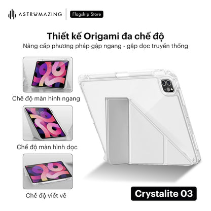 Ốp lưng iPad AstroMazing Crystalite 03 Origami chống sốc