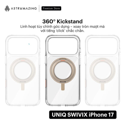 Ốp Lưng UNIQ Swivix Rotating Kickstand Xoay 360 iPhone 17