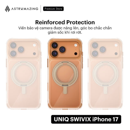 Ốp Lưng UNIQ Swivix Rotating Kickstand Xoay 360 iPhone 17