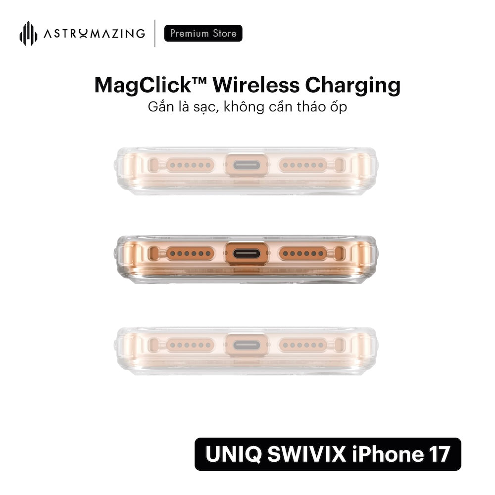 Ốp Lưng UNIQ Swivix Rotating Kickstand Xoay 360 iPhone 17