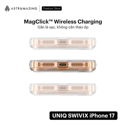 Ốp Lưng UNIQ Swivix Rotating Kickstand Xoay 360 iPhone 17