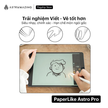 Dán màn hình iPad PaperLike Astro Pro chất lượng Nhật Bản