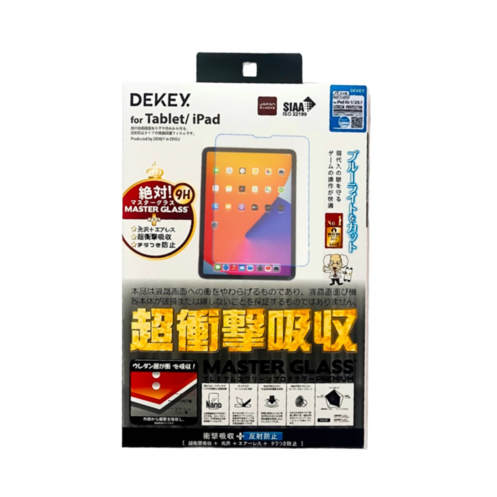 Kính cường lực iPad DEKEY độ cứng 9H, chống trầy siêu nét