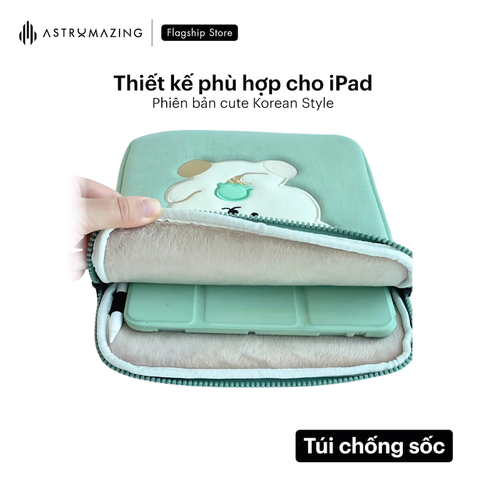 Túi chống sốc iPad Laptop Cute Korean Style 11,13,15 inch