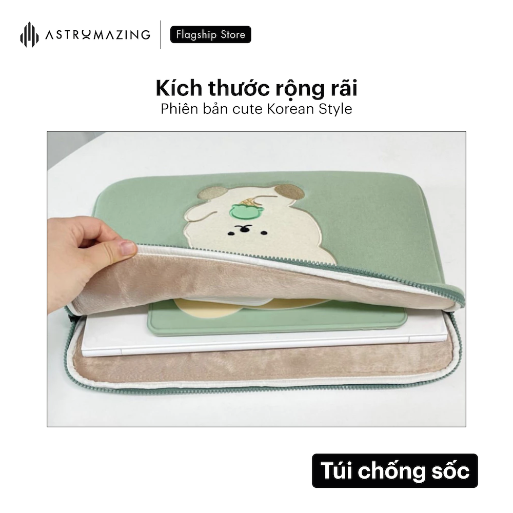 Túi chống sốc iPad Laptop Cute Korean Style 11,13,15 inch